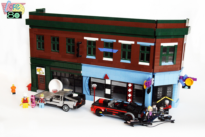Illustration for article titled Hill Valley, 2015 AD, in LEGO form